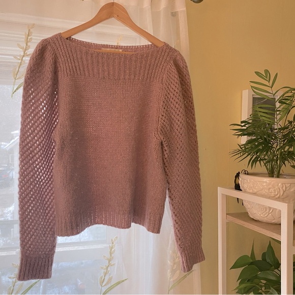 LoveShackFancy Sweaters - LoveShackFancy | Blush Pink Sweater